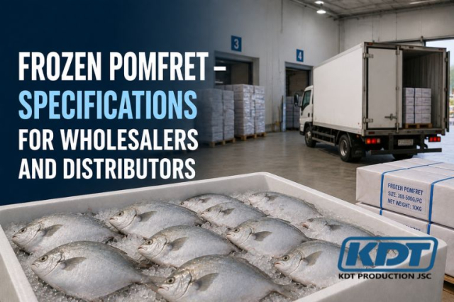 Frozen Pomfret – Specifications for Wholesalers and Distributors