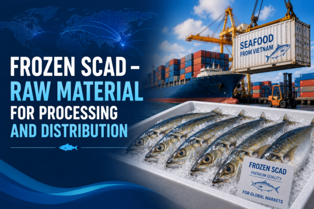 Frozen Scad – Raw Material for Processing and Distribution