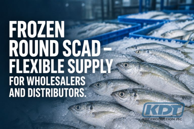Frozen Round Scad – Flexible Supply for Wholesalers and Distributors