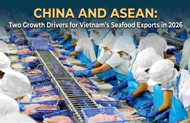 China and ASEAN: Two Growth Drivers for Vietnam’s Seafood Exports in 2026