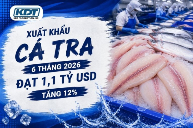Vietnam Pangasius Exports Hit USD 1.1 Billion in H1 2026