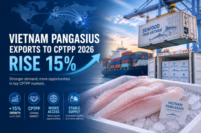 Vietnam Pangasius Exports to CPTPP 2026 Rise 15%
