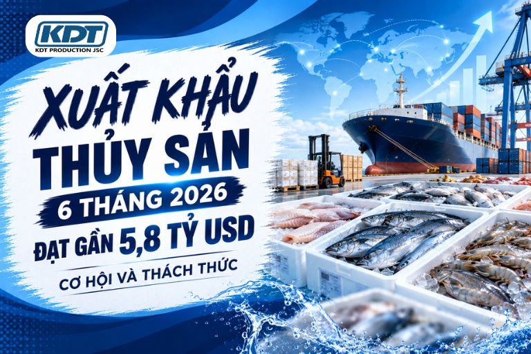 Vietnam Seafood Exports Reached Nearly USD 5.8 Billion in H1 2026